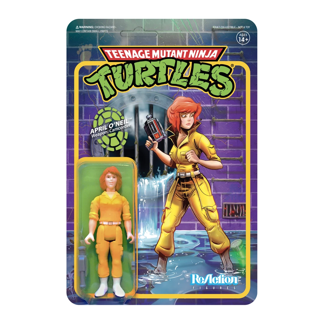 Super 7 Teenage Mutant Ninja Turtles ReAction Figure - April O'Neil 1 Super 7 Teenage Mutant Ninja Turtles ReAction Figure - April O'Neil