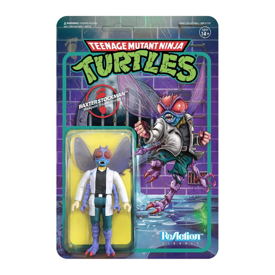Super 7 Teenage Mutant Ninja Turtles ReAction Figure - Baxter Stockman 1 Super 7 Teenage Mutant Ninja Turtles ReAction Figure - Baxter Stockman