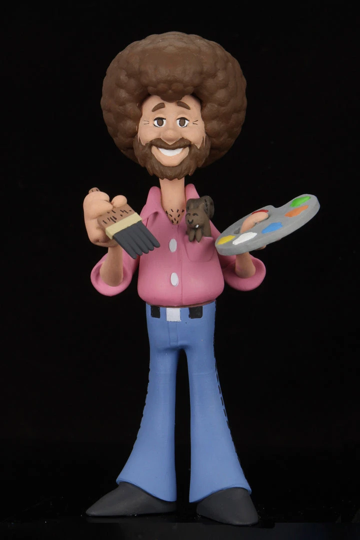 NECA - Toony Classics Bob Ross & Peapod 6" Action Figure 1 NECA - Toony Classics Bob Ross & Peapod 6" Action Figure