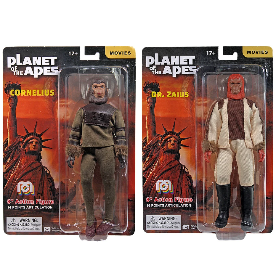 Mego Movies - Set Of 2 Planet Of The Apes 8" Action Figures 1 Mego Movies - Set Of 2 Planet Of The Apes 8" Action Figures