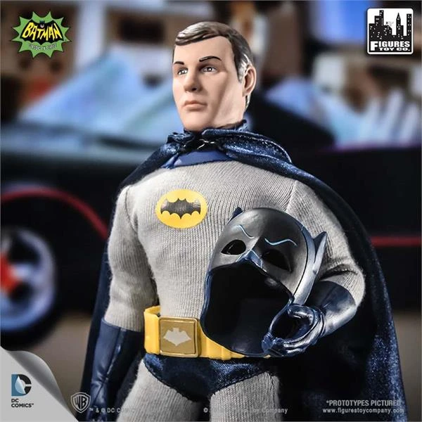 Figures Toy Company Batman Classic TV Series - Batman (Removable Cowl) 8" Action Figure 4 Figures Toy Company Batman Classic TV Series - Batman (Removable Cowl) 8" Action Figure