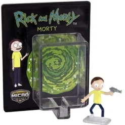 World's Smallest Rick And Morty Set Of 3 Micro Action Figures