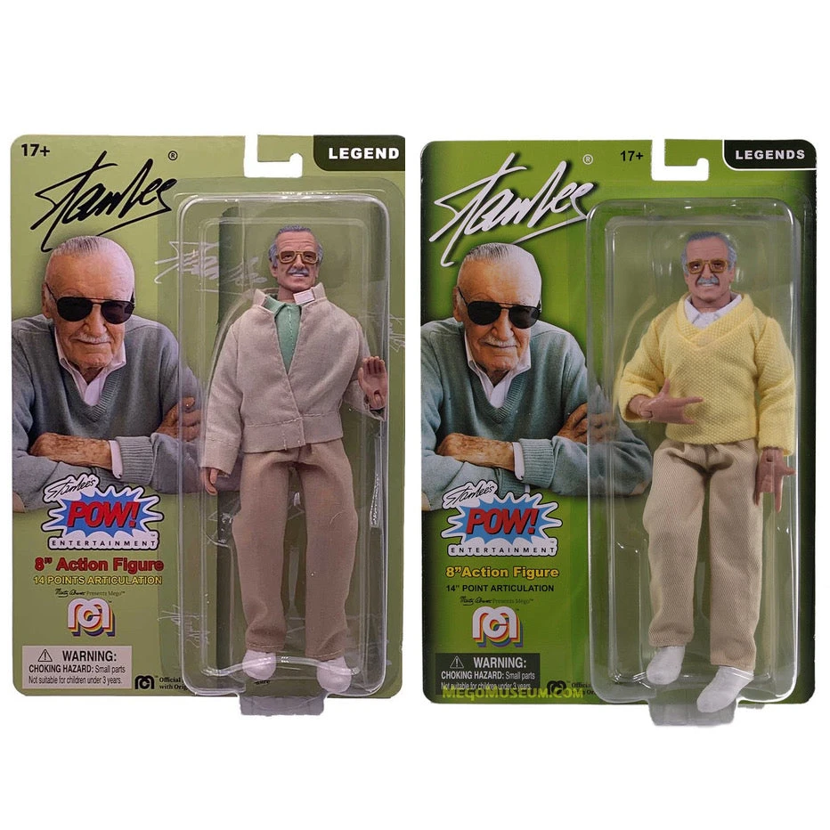 All Mego Mego Legends - Set Of 2 Stan Lee 8" Action Figures 1 All Mego Mego Legends - Set Of 2 Stan Lee 8" Action Figures