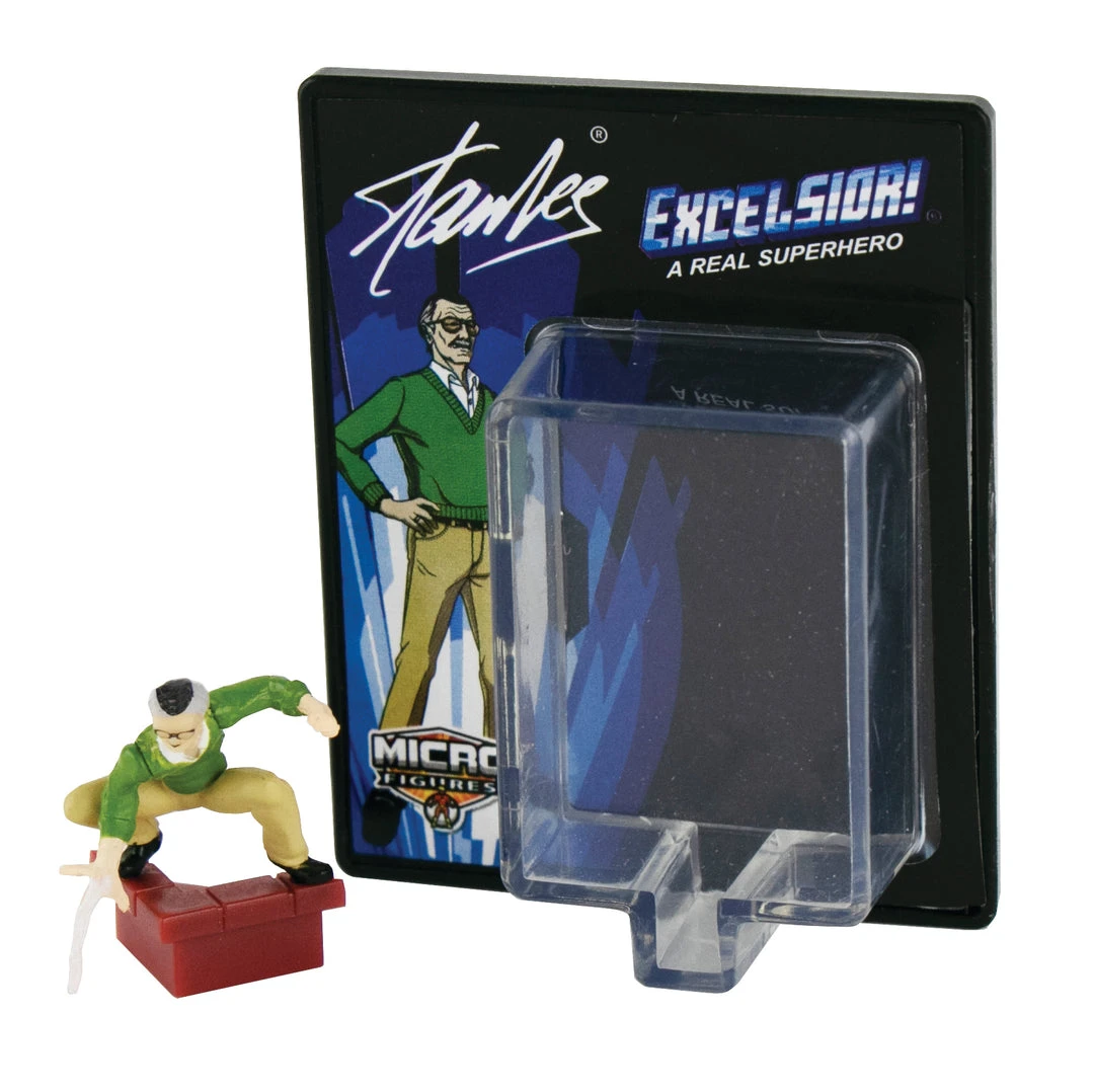World's Smallest Stan Lee Set Of 2 Micro Action Figures