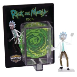 World's Smallest Rick And Morty Set Of 3 Micro Action Figures