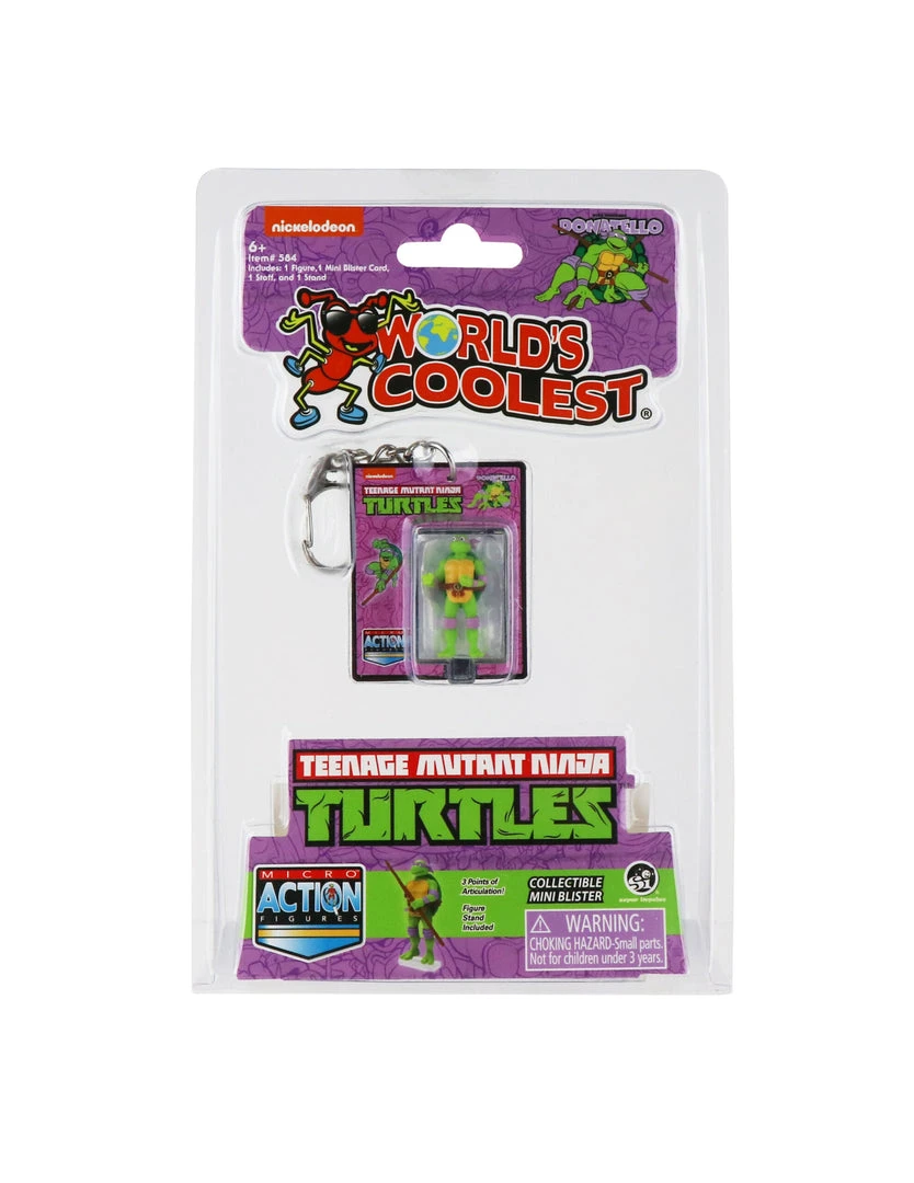 World's Smallest Teenage Mutant Ninja Turtles Set Of 4 Micro Action Figures 2 World's Smallest Teenage Mutant Ninja Turtles Set Of 4 Micro Action Figures