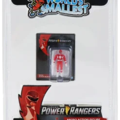 World's Smallest Power Rangers Red Ranger Micro Action Figures