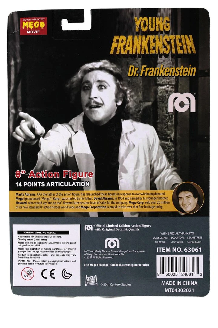 All Mego Mego Movies Wave 13 - Young Frankenstein Dr. Frankenstein 8" Action Figure 2 All Mego Mego Movies Wave 13 - Young Frankenstein Dr. Frankenstein 8" Action Figure