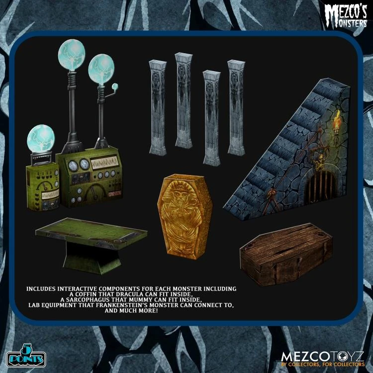 Mezco Toyz Mezco's Monsters 5 Points Tower Of Fear Deluxe Boxed Set (Pre-Order Ships May 2022) 22 Mezco Toyz Mezco's Monsters 5 Points Tower Of Fear Deluxe Boxed Set (Pre-Order Ships May 2022)