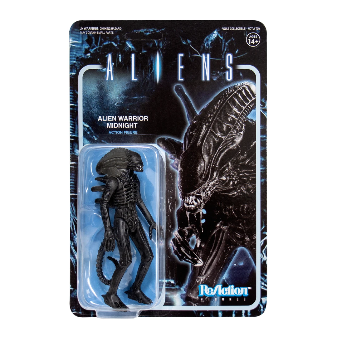 Super 7 Aliens ReAction Figure - Alien Warrior A (Midnight Black) 1 Super 7 Aliens ReAction Figure - Alien Warrior A (Midnight Black)
