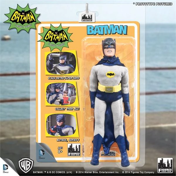 Figures Toy Company Batman Classic TV Series - Batman (New Head Sculpt) 8" Action Figure 1 Figures Toy Company Batman Classic TV Series - Batman (New Head Sculpt) 8" Action Figure