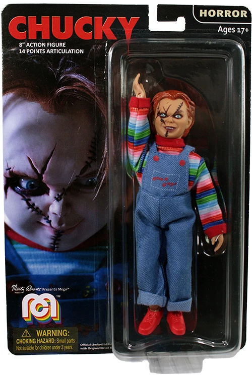 Mego Horror Wave 9 - Chucky 8" Action Figure 1 Mego Horror Wave 9 - Chucky 8" Action Figure