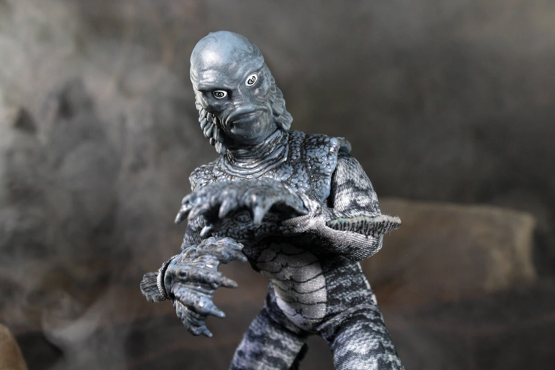 Clearance Damaged Package Damaged Package Mego Horror Wave 14 - B&W Creature From The Black Lagoon 8" Action Figure 8 Clearance Damaged Package Damaged Package Mego Horror Wave 14 - B&W Creature From The Black Lagoon 8" Action Figure