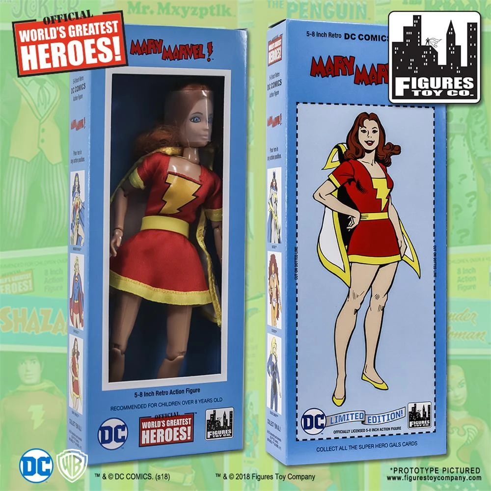 Figures Toy Company DC Comics - Mary Marvel (Shazam Series) 8" Action Figure 1 Figures Toy Company DC Comics - Mary Marvel (Shazam Series) 8" Action Figure
