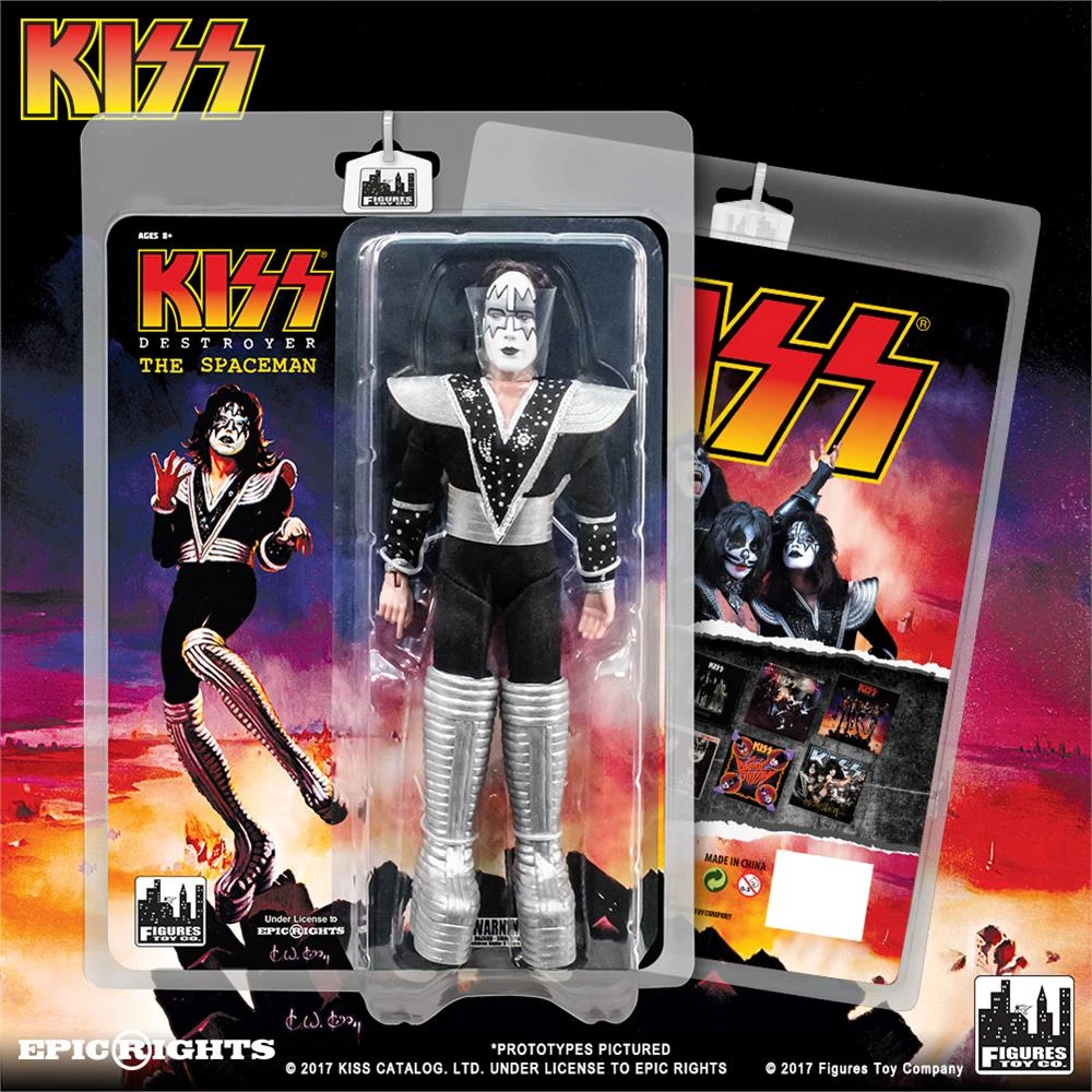 Figures Toy Company KISS- The Spaceman (Destroyer) 8" Action Figure 1 Figures Toy Company KISS- The Spaceman (Destroyer) 8" Action Figure
