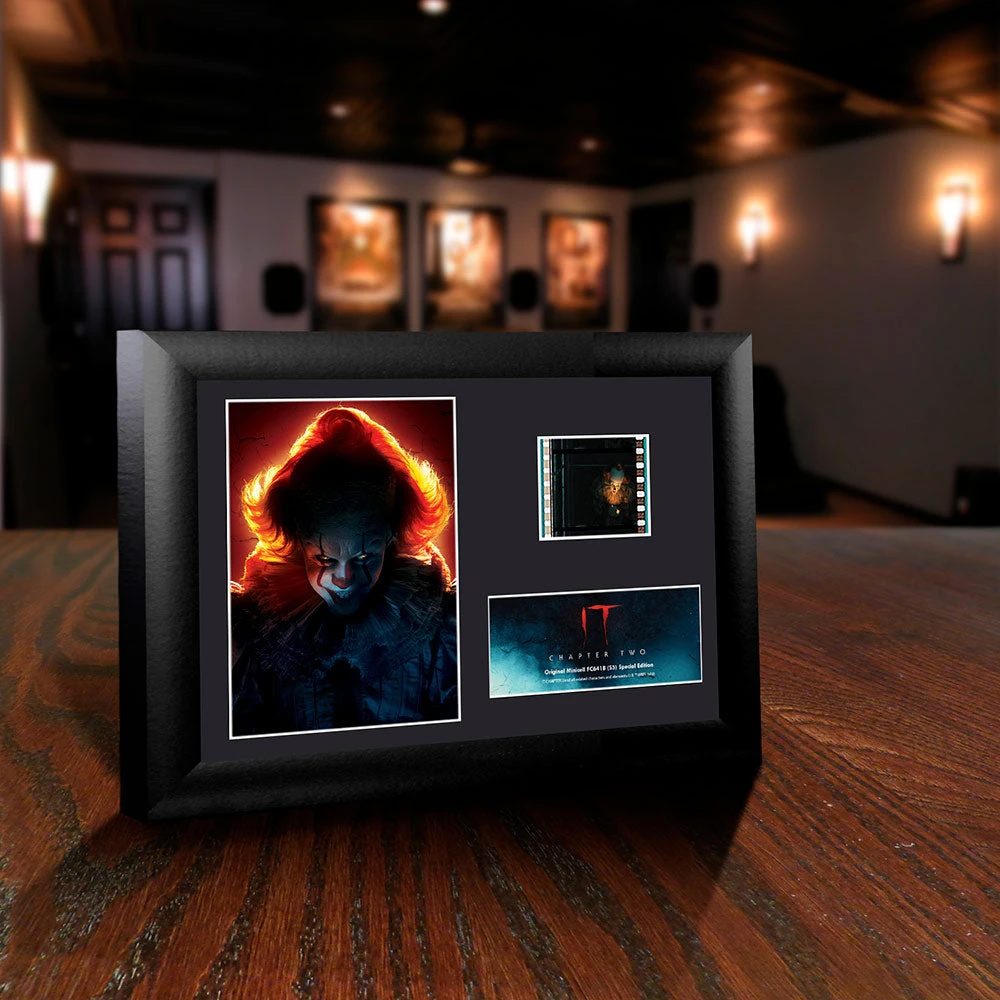 Film Cells LTD. IT Chapter Two (Illuminated Pennywise) Mini Cell Film Cell Presentation 3 Film Cells LTD. IT Chapter Two (Illuminated Pennywise) Mini Cell Film Cell Presentation