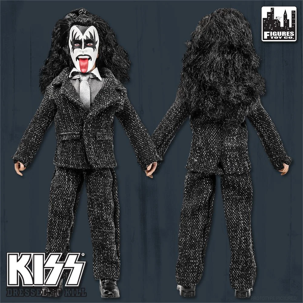 Figures Toy Company KISS- The Demon - Dressed To Kill (Throwback Series) 8" Action Figure 2 Figures Toy Company KISS- The Demon - Dressed To Kill (Throwback Series) 8" Action Figure