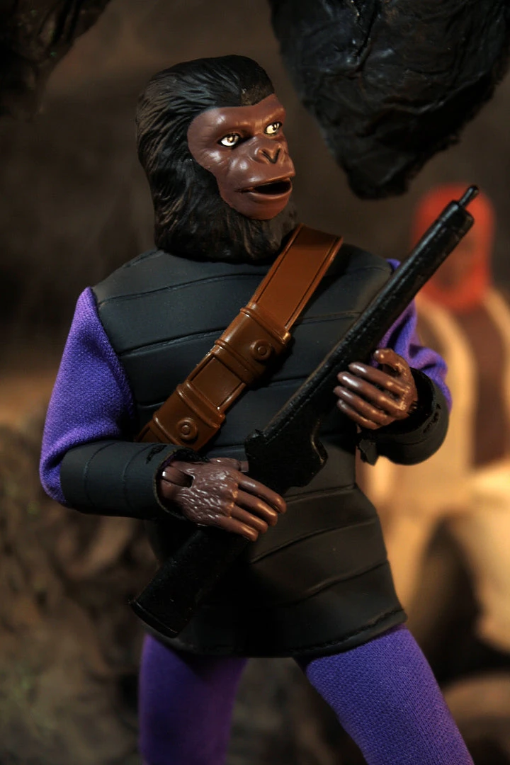 Mego Planet Of The Apes Wave 14 - Soldier Ape With Brown Bandolier 8" Action Figure 6 Mego Planet Of The Apes Wave 14 - Soldier Ape With Brown Bandolier 8" Action Figure