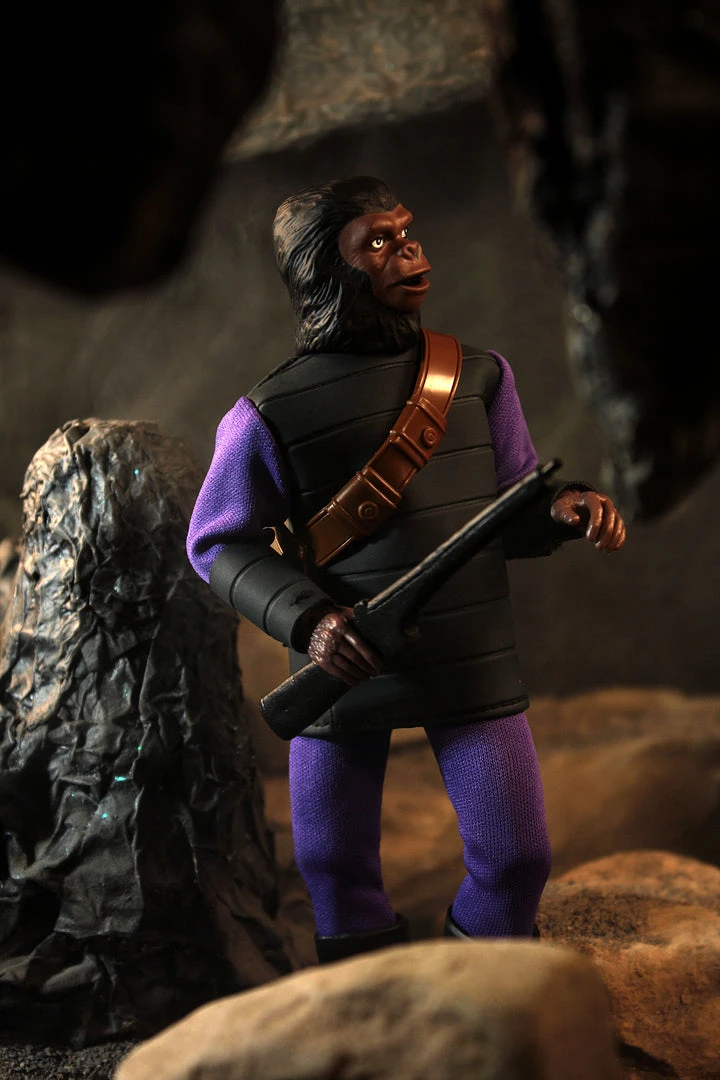 Mego Planet Of The Apes Wave 14 - Soldier Ape With Brown Bandolier 8" Action Figure 8 Mego Planet Of The Apes Wave 14 - Soldier Ape With Brown Bandolier 8" Action Figure