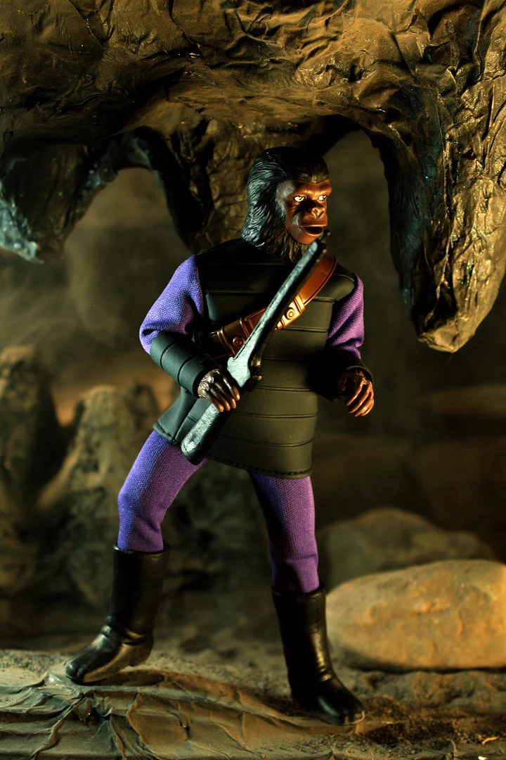 Mego Planet Of The Apes Wave 14 - Soldier Ape With Brown Bandolier 8" Action Figure 7 Mego Planet Of The Apes Wave 14 - Soldier Ape With Brown Bandolier 8" Action Figure