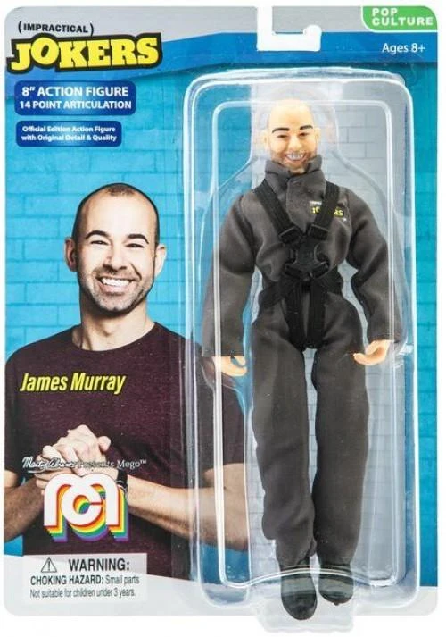 Mego Impractical Jokers Pop Culture Joe, James, Sal & Brian Set Of 4 - 8" Action Figures All Mego 4 Mego Impractical Jokers Pop Culture Joe, James, Sal & Brian Set Of 4 - 8" Action Figures All Mego