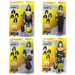 Mego Music Icons KISS Set Of 4 - 8" Action Figures All Mego
