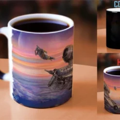Trend Setters Star Wars (The Mandalorian™ – The Escort) Morphing Mugs® Heat-Sensitive Mug