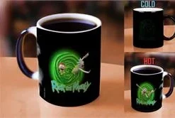 Trend Setters Rick And Morty (3D Portal) Morphing Mugs® Heat-Sensitive Mug