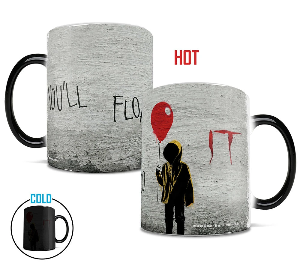 Trend Setters IT (You'll Float Too) Horror Morphing Mugs Heat-Sensitive Mug 2 Trend Setters IT (You'll Float Too) Horror Morphing Mugs Heat-Sensitive Mug