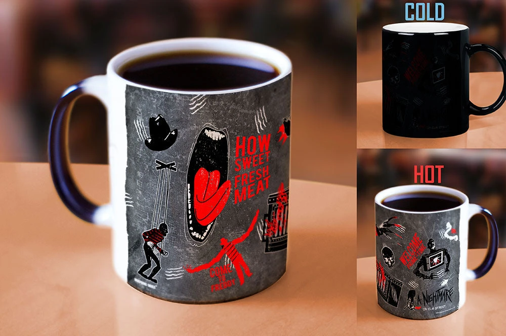 Trend Setters Nightmare On Elm Street (How Sweet Fresh Meat) Morphing Mugs 4 Trend Setters Nightmare On Elm Street (How Sweet Fresh Meat) Morphing Mugs