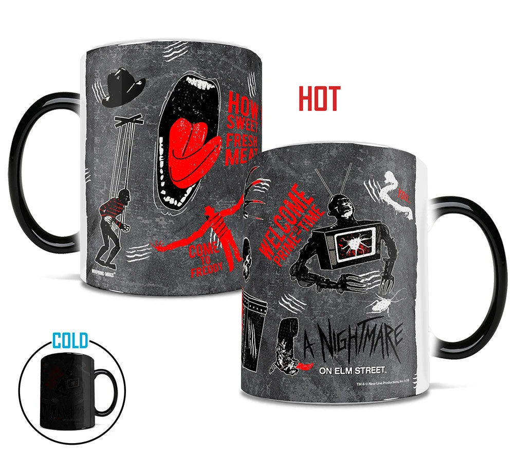 Trend Setters Nightmare On Elm Street (How Sweet Fresh Meat) Morphing Mugs 3 Trend Setters Nightmare On Elm Street (How Sweet Fresh Meat) Morphing Mugs