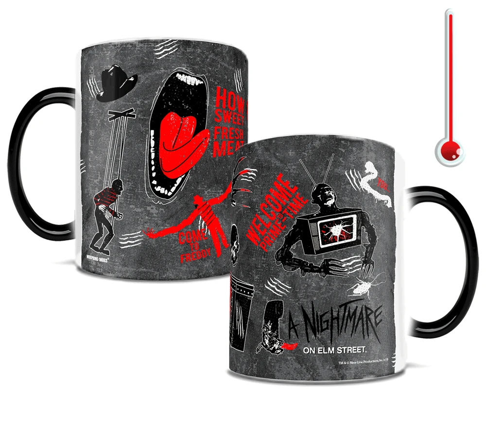 Trend Setters Nightmare On Elm Street (How Sweet Fresh Meat) Morphing Mugs 1 Trend Setters Nightmare On Elm Street (How Sweet Fresh Meat) Morphing Mugs