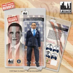Figures Toy Company Presidents - Barak Obama (Blue Suit) 8" Action Figure