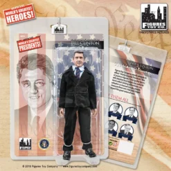Figures Toy Company Presidents - Bill Clinton (Black Suit) 8" Action Figure