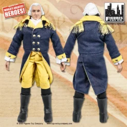 Figures Toy Company Presidents - George Washington (Blue & Yellow Suit) 8" Action Figure