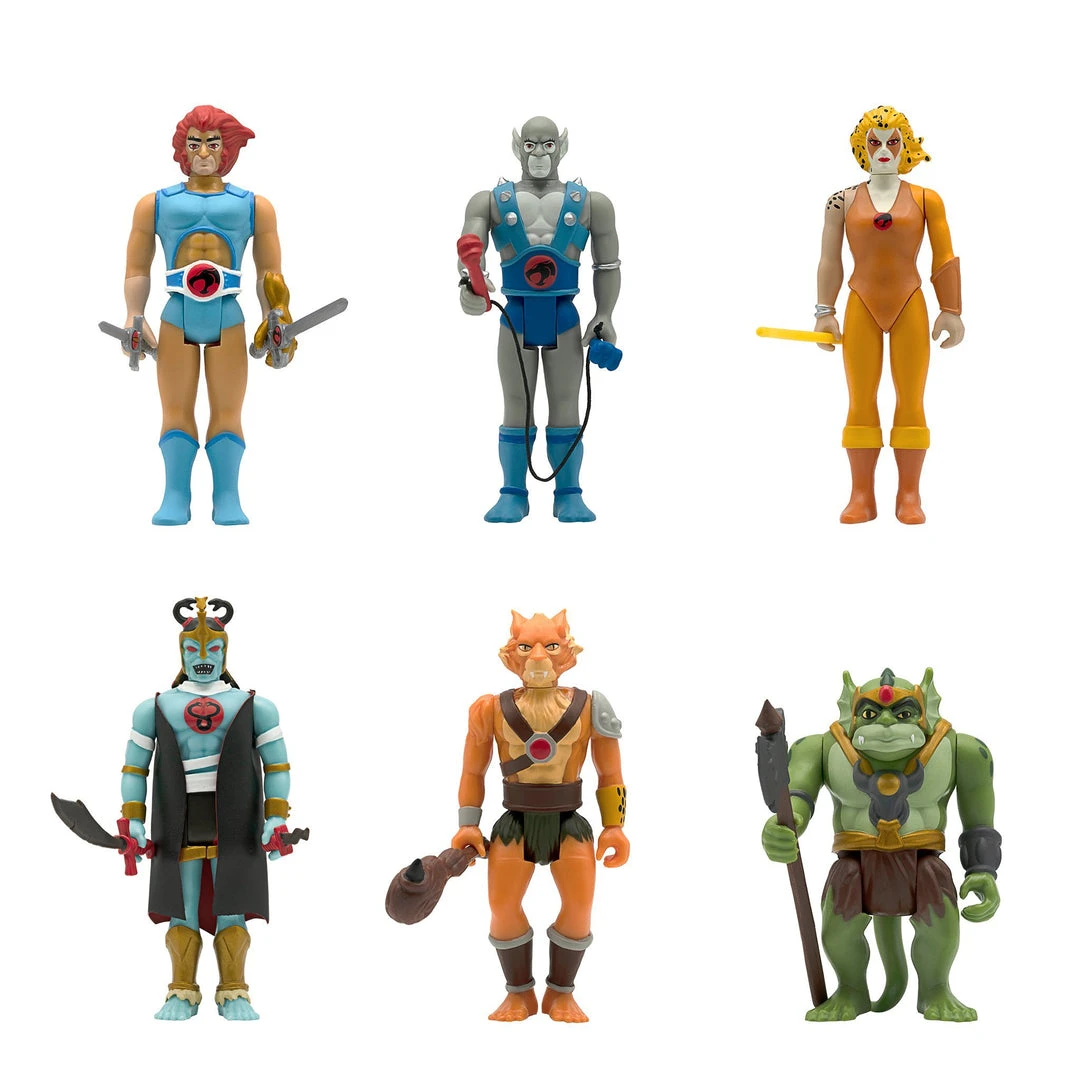 Super 7 Thundercats ReAction Figure - Set Of 6 2 Super 7 Thundercats ReAction Figure - Set Of 6