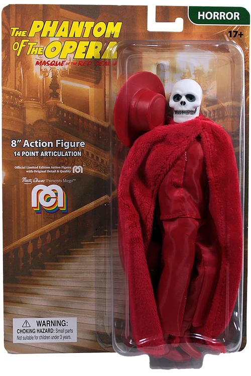 Mego Horror Wave 10 - Universal Monsters Phantom Of The Red Death 8" Action Figure All Mego 1 Mego Horror Wave 10 - Universal Monsters Phantom Of The Red Death 8" Action Figure All Mego