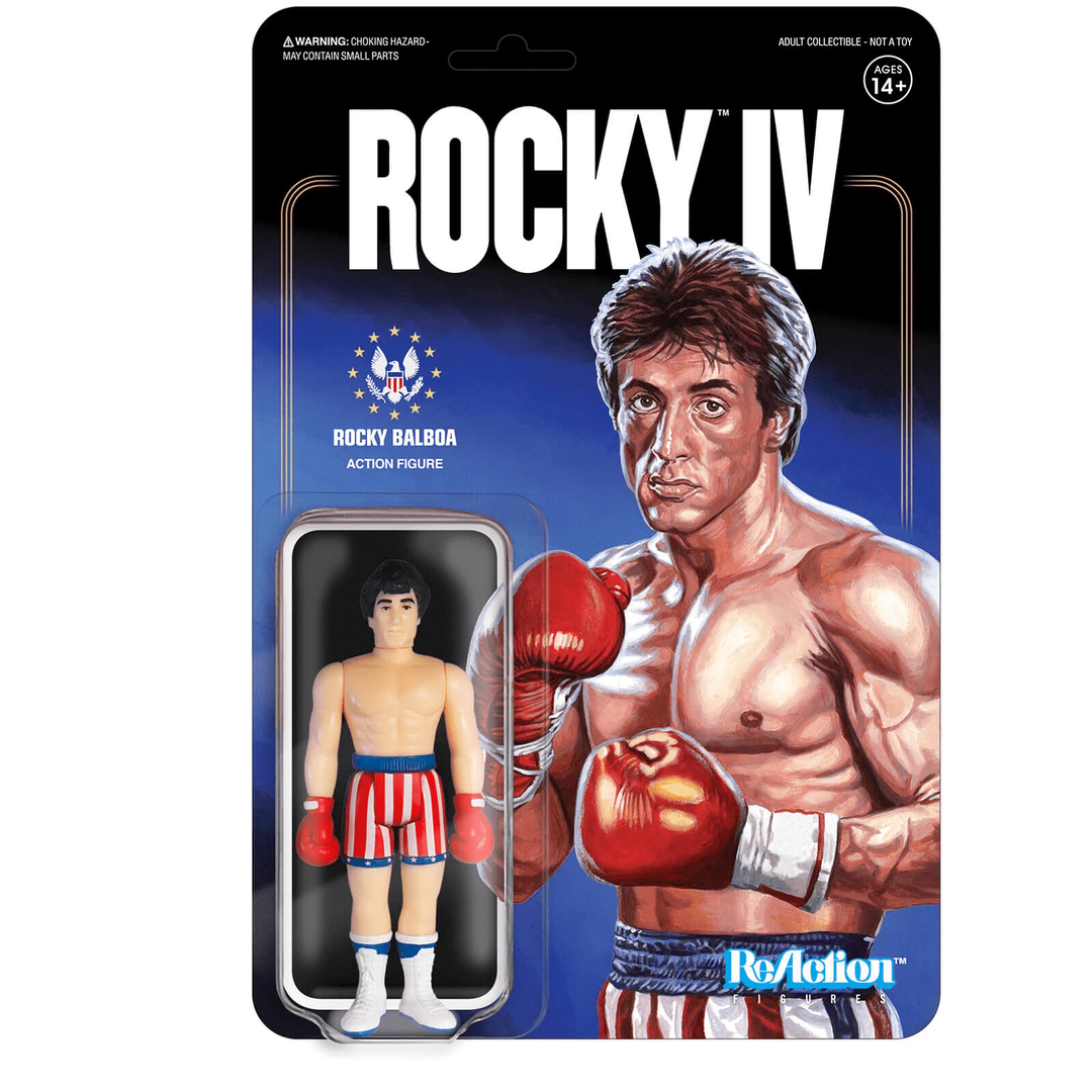Super 7 Rocky IV ReAction Figure - Rocky Balboa (Flag Shorts) 1 Super 7 Rocky IV ReAction Figure - Rocky Balboa (Flag Shorts)
