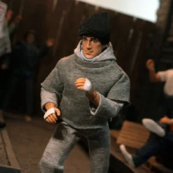 Damaged Package ZLC MEGO Exclusive Rocky Balboa In Training Sweatsuit 8