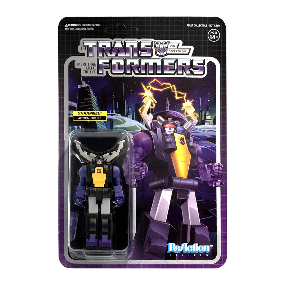 Super 7 Transformers ReAction Figure - Shrapnel 1 Super 7 Transformers ReAction Figure - Shrapnel