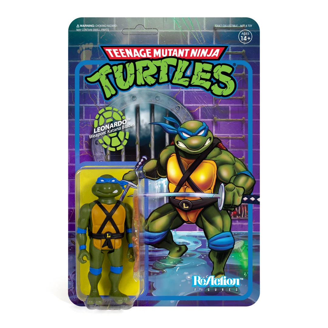 Super 7 Teenage Mutant Ninja Turtles ReAction Figure - Leonardo 1 Super 7 Teenage Mutant Ninja Turtles ReAction Figure - Leonardo
