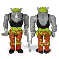 Super 7 Teenage Mutant Ninja Turtles ReAction Figure - Rocksteady