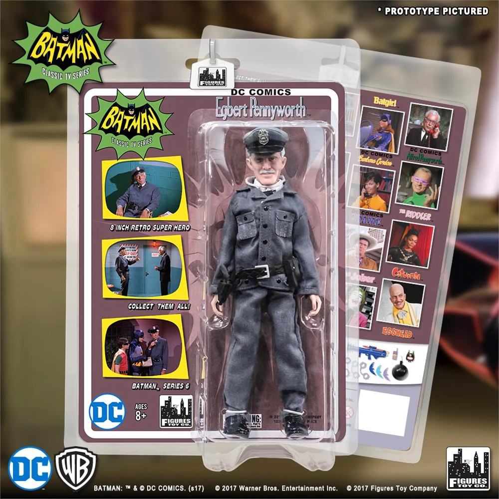 Figures Toy Company Batman Classic TV Series - Egbert Pennyworth 8" Action Figure 1 Figures Toy Company Batman Classic TV Series - Egbert Pennyworth 8" Action Figure