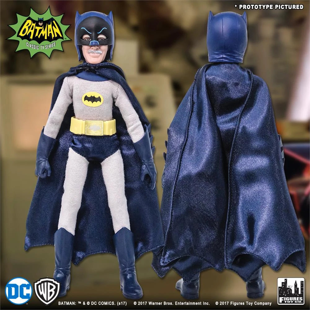 Figures Toy Company Batman Classic TV Series - Alfred Disguised As Batman 8" Action Figure 2 Figures Toy Company Batman Classic TV Series - Alfred Disguised As Batman 8" Action Figure
