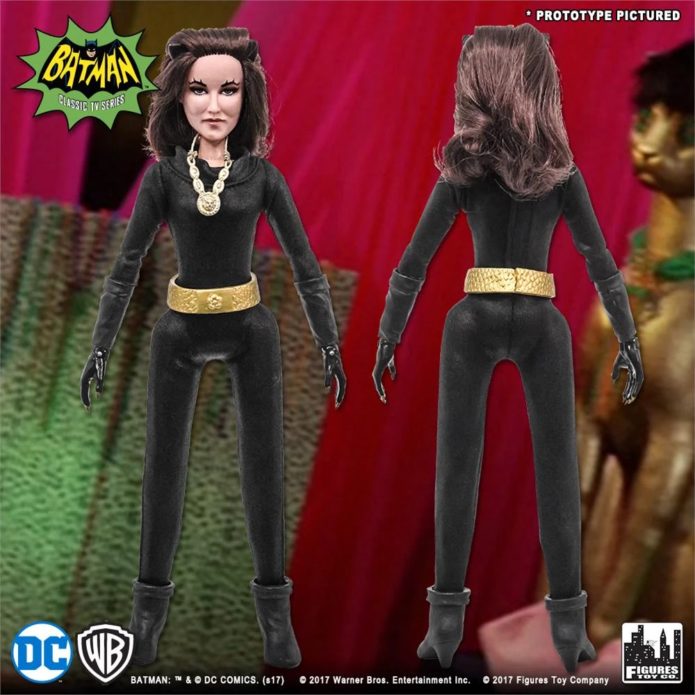 Figures Toy Company Batman Classic TV Series - Catwoman (Julie) 8" Action Figure 3 Figures Toy Company Batman Classic TV Series - Catwoman (Julie) 8" Action Figure