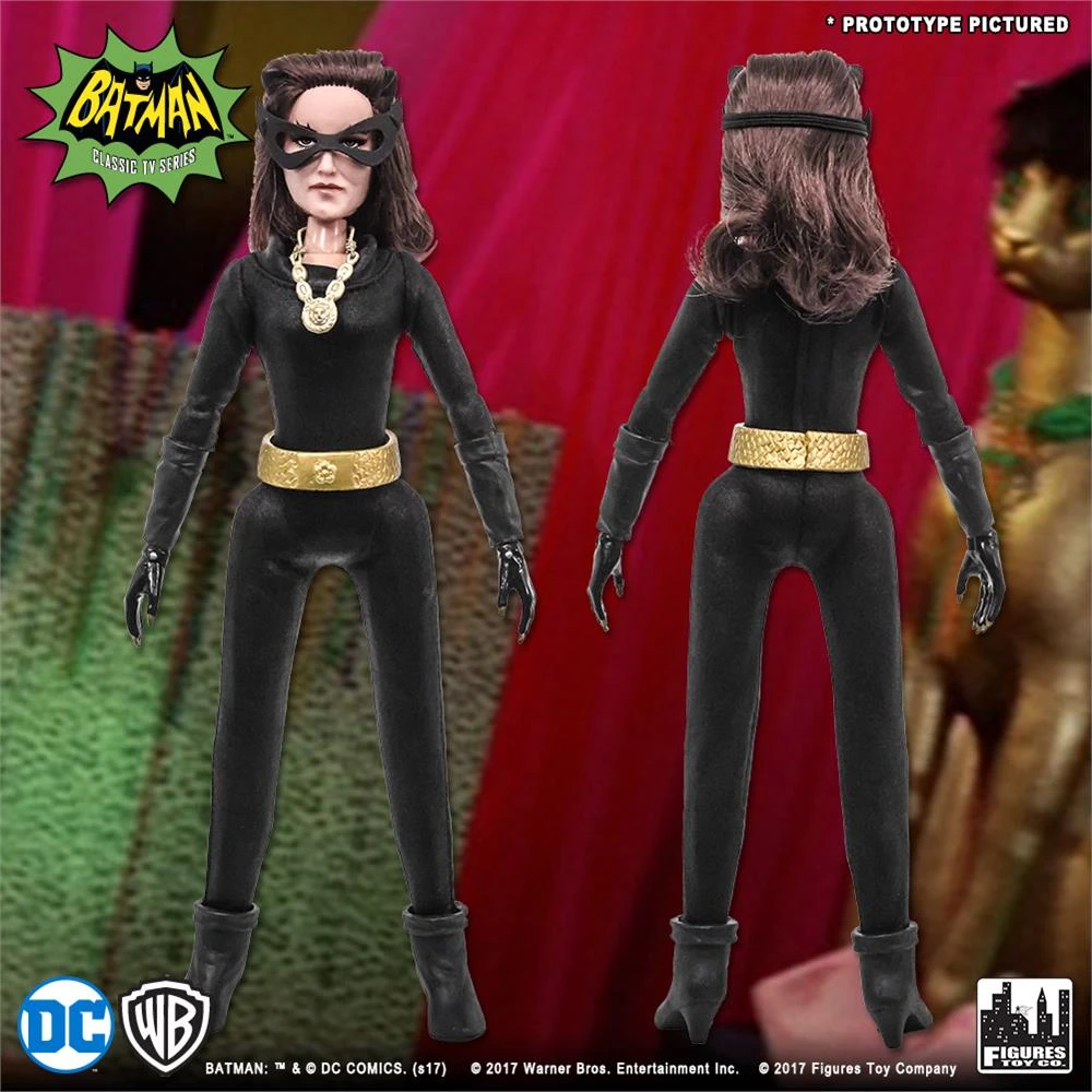 Figures Toy Company Batman Classic TV Series - Catwoman (Julie) 8" Action Figure 2 Figures Toy Company Batman Classic TV Series - Catwoman (Julie) 8" Action Figure