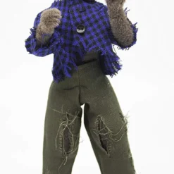 Mego Horror Wave 6 - The Face Of The Screaming Werewolf 8" Action Figure (Full Body Flock And New Outfit) All Mego