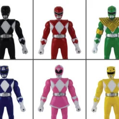 World's Smallest Power Rangers Set Of 6 Micro Action Figures