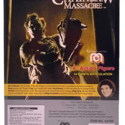 Damaged Package Mego Horror Wave 8 - Texas Chain Saw Massacre - Leatherface 8" Action Figure (Red Chain Saw) All Mego