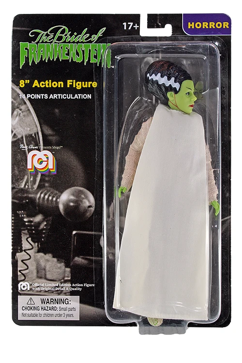 All Mego Mego Horror Wave 11 - Universal Monsters Bride Of Frankenstein 8" Action Figure 1 All Mego Mego Horror Wave 11 - Universal Monsters Bride Of Frankenstein 8" Action Figure